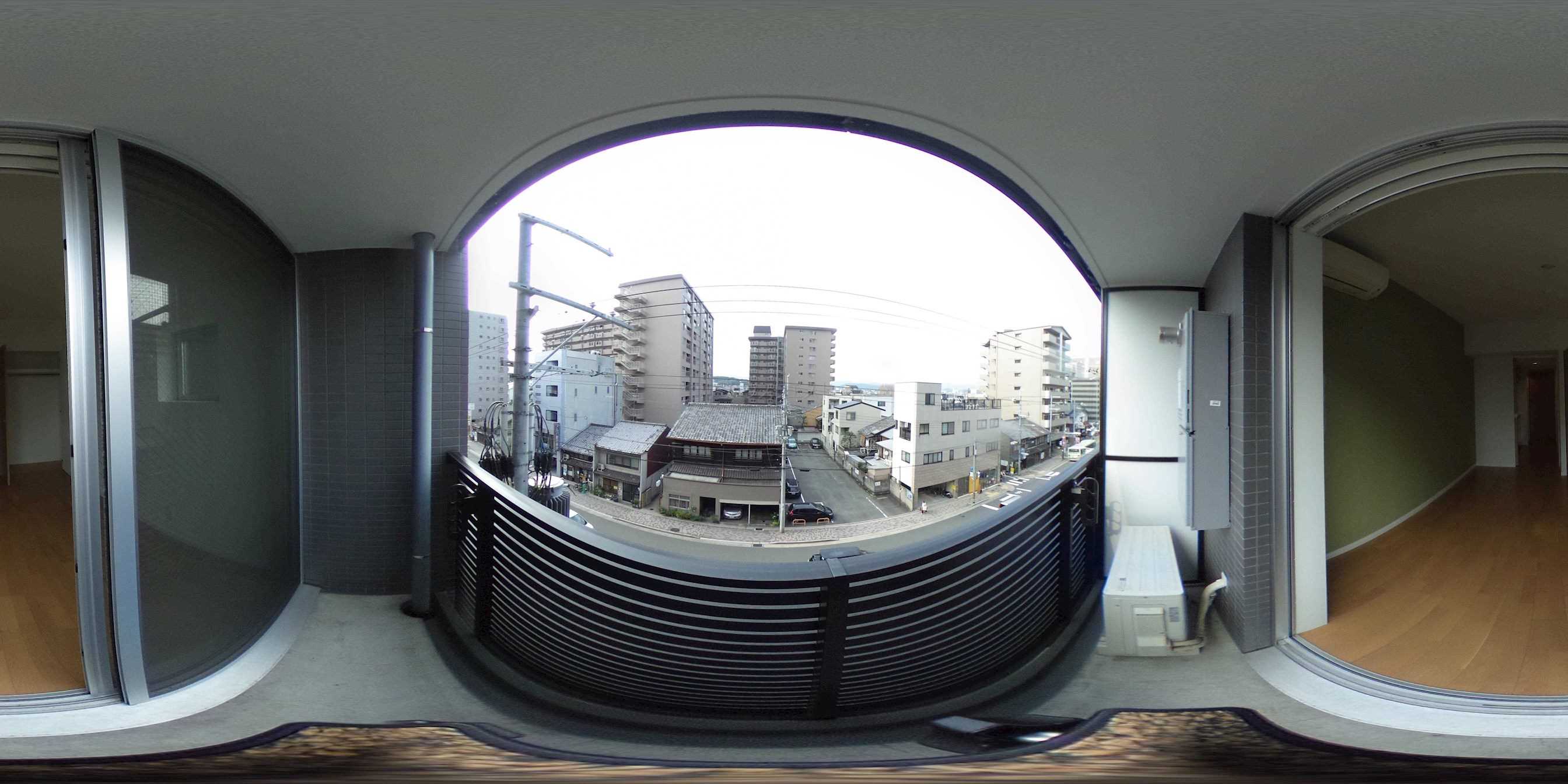 アクアプレイス京都西陣 ベランダ