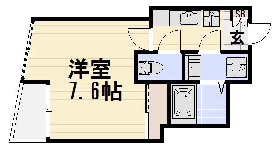 ベラジオ祇園鴨川 間取り