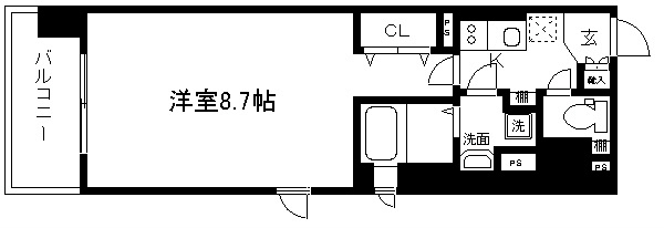 アスヴェル京都三条通 間取り