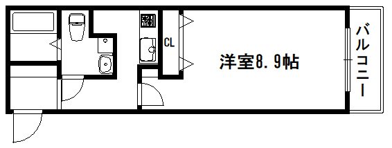 グランドーリアSAIIN高辻 間取り