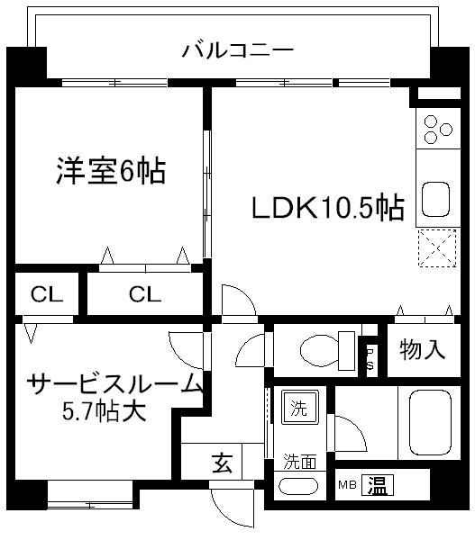 ベリエ茶五 間取り