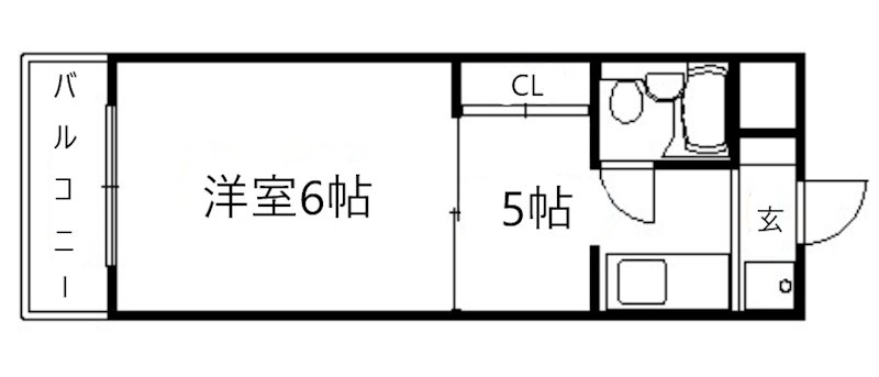セシール太秦 間取り