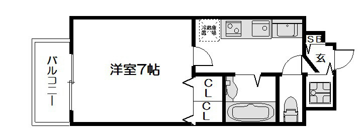 スワンズ京都五条大宮 間取り