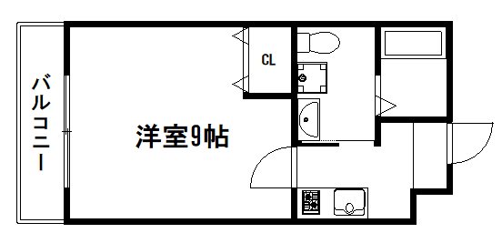 WISHBONE鞍馬口大宮 間取り