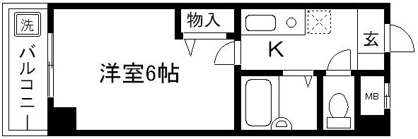 ヴィラ東海15号館 間取り