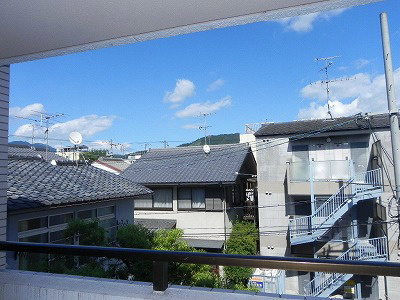 聖護院谷口マンション ベランダ