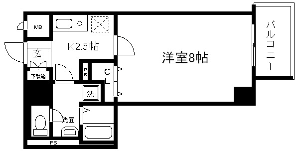 ベラジオ烏丸御池 間取り