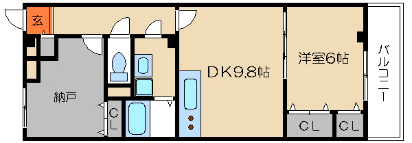 KB.メゾンロータス 間取り