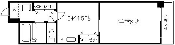 エスリード四条河原町 間取り