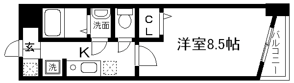 シャトーボヌール 間取り
