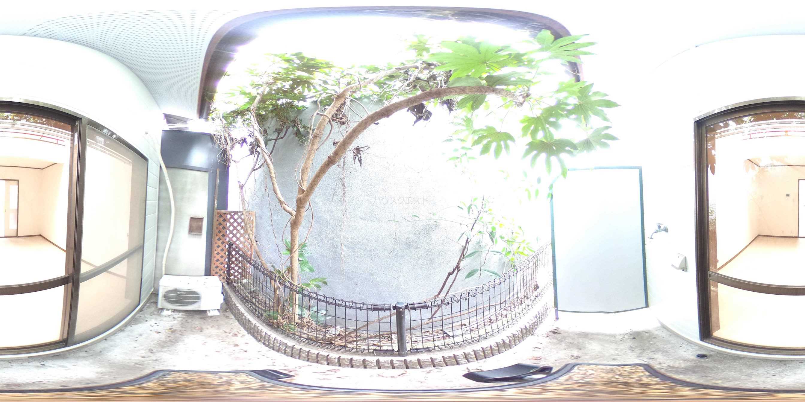 アスターナ京の袋小路長屋 ベランダ