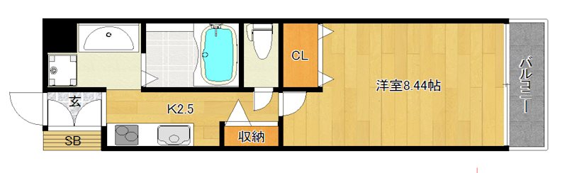 ぺルージュ油小路 間取り