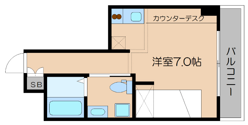 コスモエル下鴨 間取り