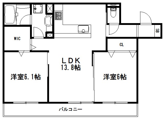 セジュール西京極 間取り