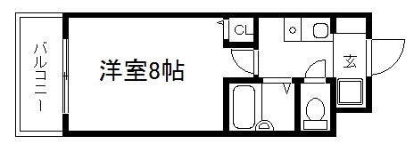 エレガント西院 間取り