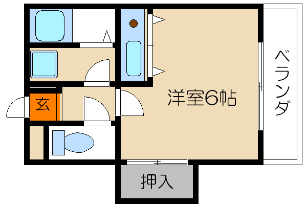 熊野道谷口マンション 間取り