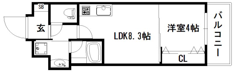 ベラジオ四条壬生 間取り