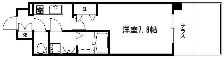 エスリード京都梅小路アヴェニテ 間取り