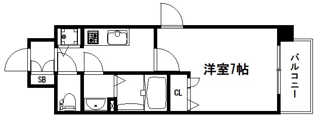 エスリード京都梅小路アヴェニテ 間取り