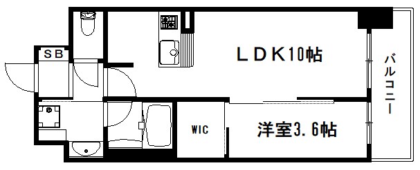 ソルレヴェンテ堀川高辻 間取り