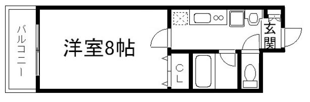 珠光ビル四条大宮 間取り
