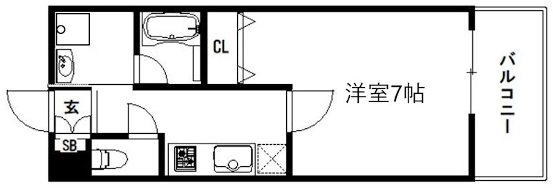 アスヴェル京都外大前 間取り