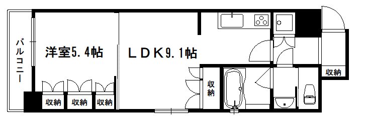 リーガル京都五条大宮 間取り