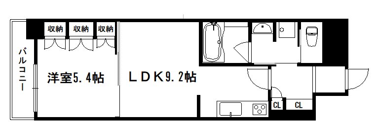 リーガル京都五条大宮 間取り