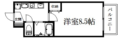 西院くめマンション 間取り