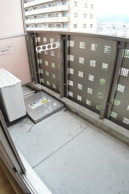 西院くめマンション ベランダ