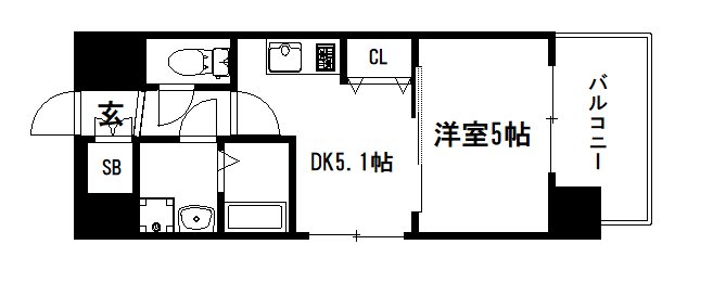 エステムコート京都西大路 間取り