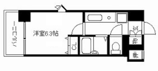 プレサンス京都烏丸御池Ⅱ 間取り