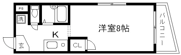 ラフィーネ四条堀川 間取り