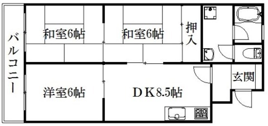 ロイヤルコーポ 間取り