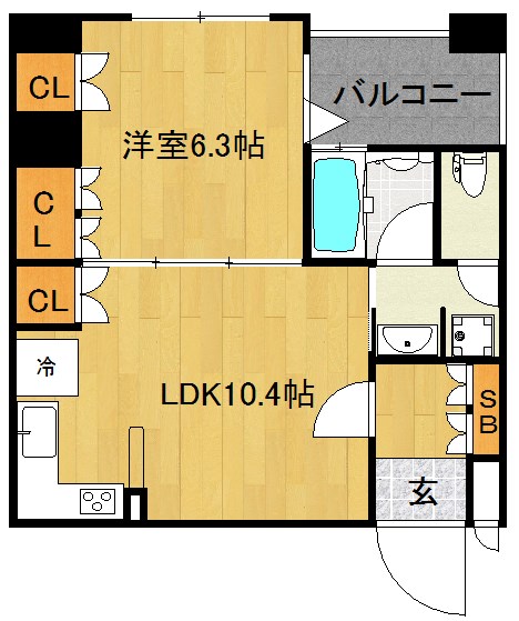リーガル京都御所東 間取り