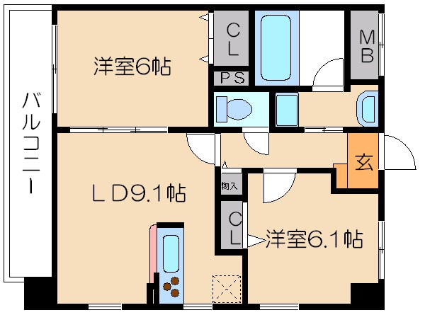 ベリエ茶五 間取り