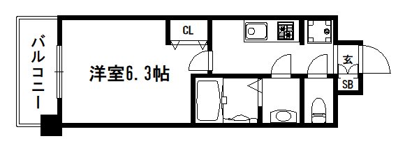 アドバンス京都フェリス 間取り