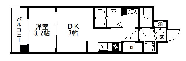 アドバンス京都フェリス 間取り
