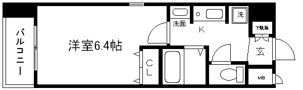 エイペックス京都新京極I 間取り