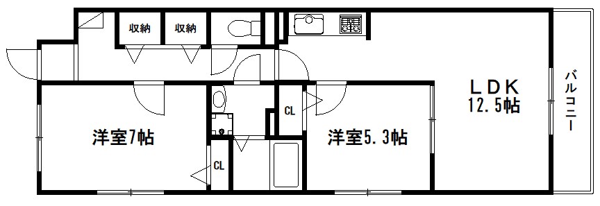 カーサ小紅屋 間取り