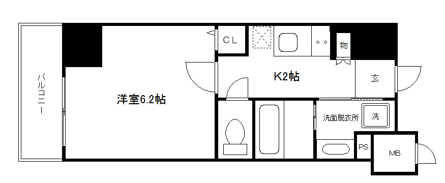 アスヴェル京都西七条 間取り