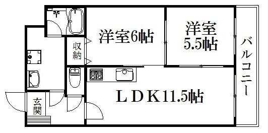 Du四条 間取り