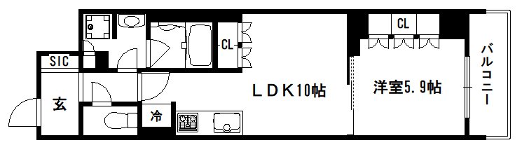 リーガル京都二条城前 間取り