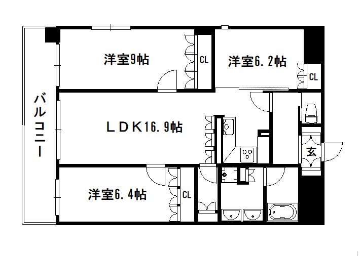 リーガル京都二条城前 間取り