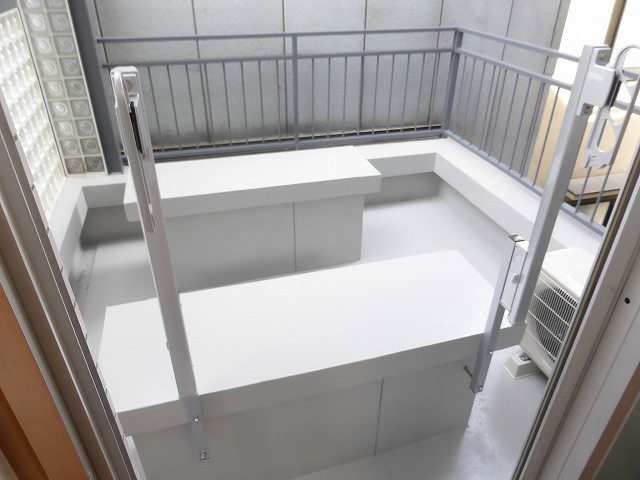 シボラ六条高倉 ベランダ