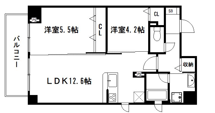 ルッソ烏丸五条 間取り