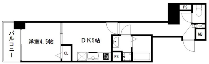 ベラジオ京都西大路Ⅱ 間取り