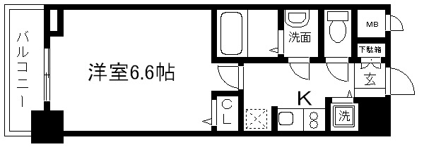 エスライズ京都河原町 間取り