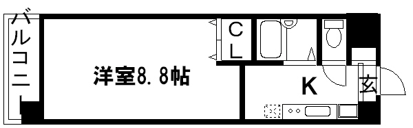ハウスセゾン朱雀大路 間取り