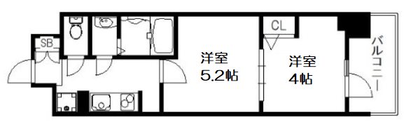 ベラジオ西大路五条 間取り